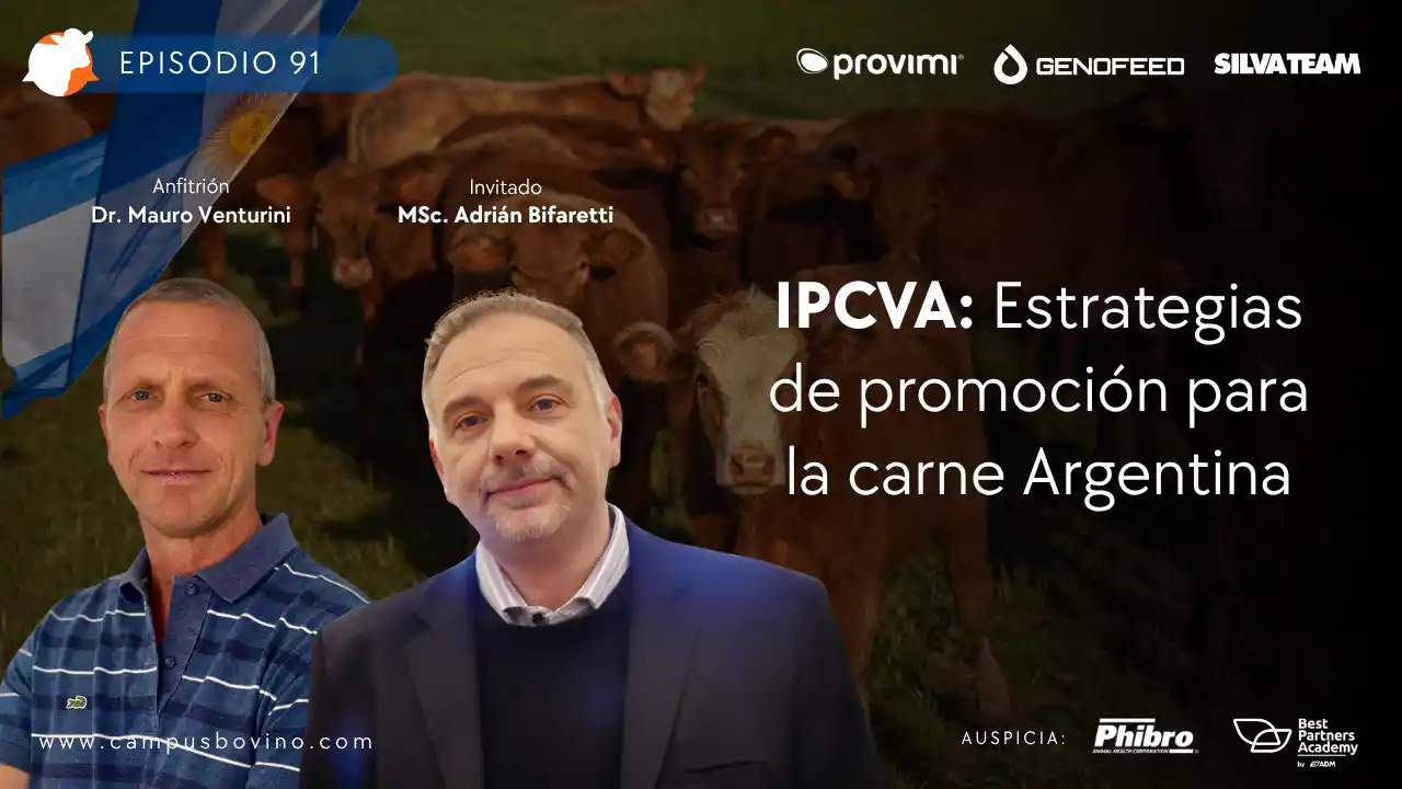 MSc. Adrián Bifaretti en CarneCast #91 hablando sobre las estrategias de promoción del IPCVA para la carne argentina.