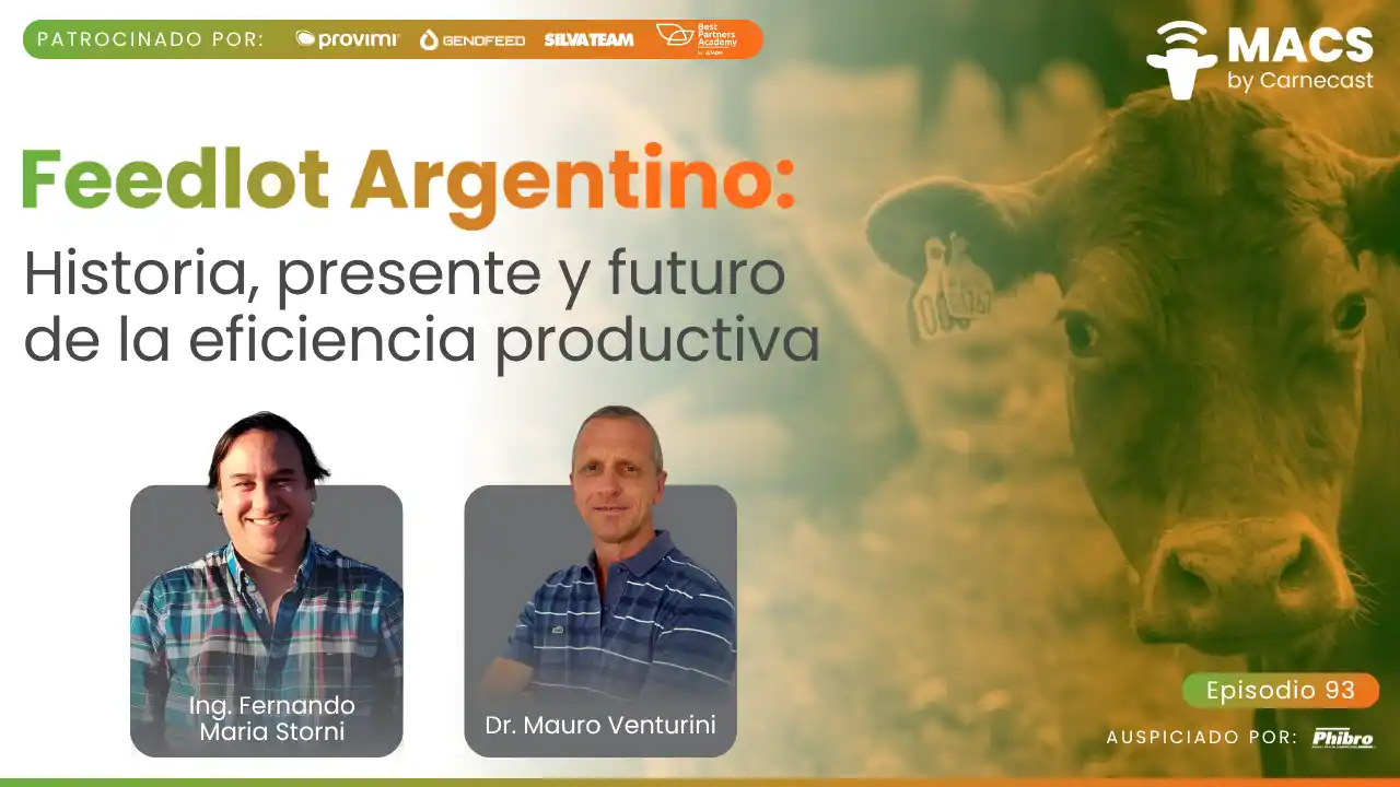 Episodio 93 de CarneCast con el Ing. Fernando María Storni sobre la historia, el presente y el futuro del feedlot argentino.
